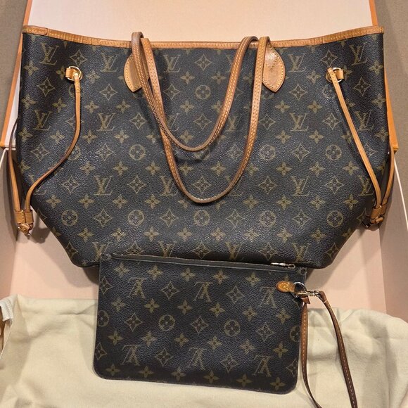 Neverfull and Clutch M40995 - Picture 1 of 9